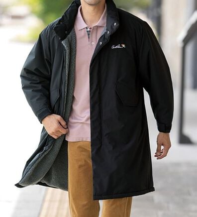 「＜アーノルド　パーマー＞ハイブリッドダウン裏ボアモッズコート（メンズコート）」