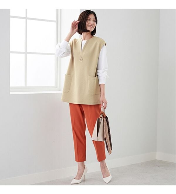 BELLUNA（ベルーナ）の「ポケット付ベストアンサンブル（アンサンブル）」｜詳細画像