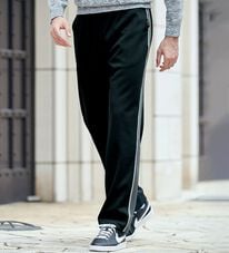 「【３本組】日本製配色切替ジャージパンツ（メンズフルレングスパンツ）」