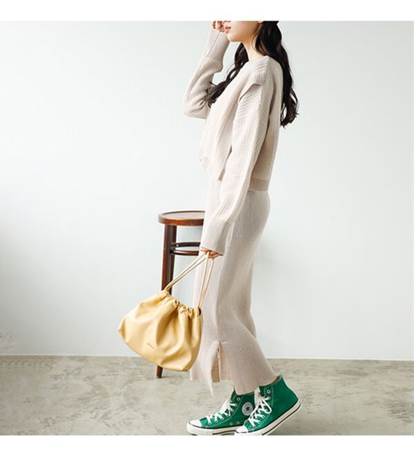 GeeRA（ジーラ）の「レイヤード２点セットワンピース（ニットワンピース）」｜詳細画像