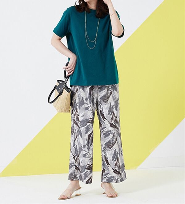 BELLUNA（ベルーナ）の「ヒンヤリ！綿１００％大人顔サマ見えＴシャツ（Tシャツ）」｜詳細画像