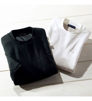 「【２色組】＜コムルヴァン・オム＞脱いでもキマる！ジャケットインＴシャツ（メンズＴシャツ）」｜2色組