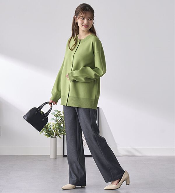 BELLUNA（ベルーナ）の「ビューティフルレングス脚長ワイドパンツ（フルレングスパンツ）」｜詳細画像