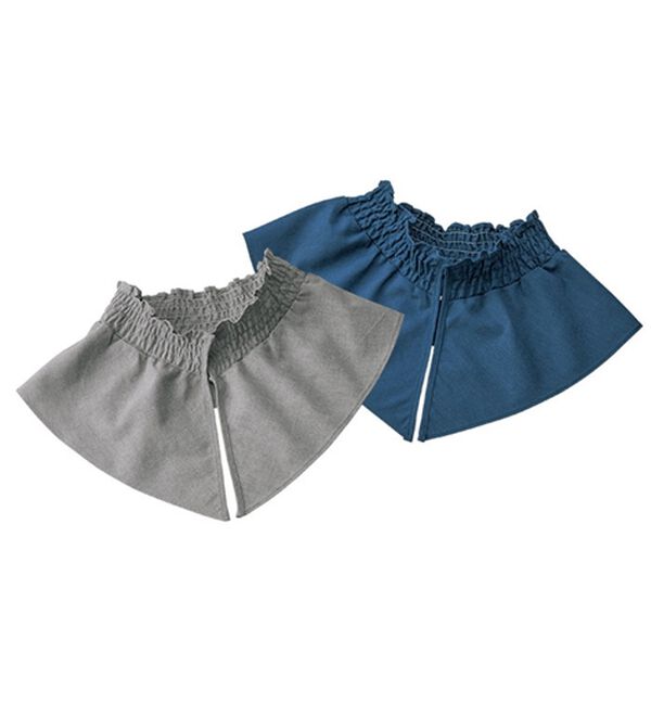 ルフラン（ルフラン）の「【２色組】華やぎネックカバー（その他ファッション小物）」｜2色組