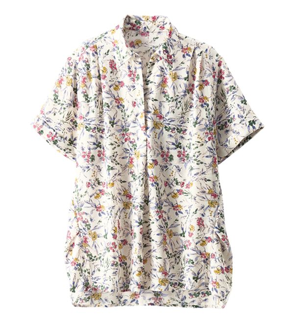 BELLUNA（ベルーナ）の「エアリーツイル裾タックシャツチュニック（チュニック）」｜詳細画像