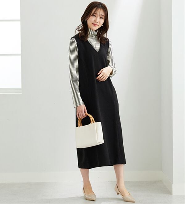 BELLUNA（ベルーナ）の「体型カバージャンパースカート（ジャンパースカート）」｜詳細画像