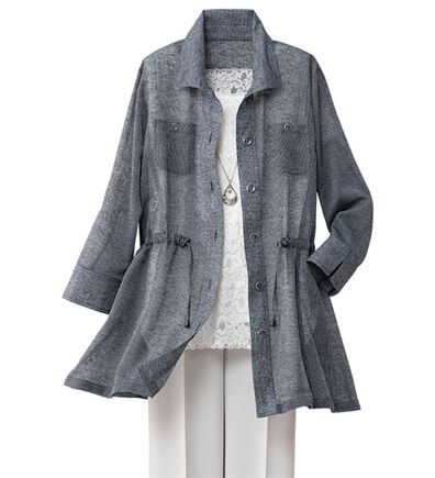 「麻混ジャケット（シャツ）」