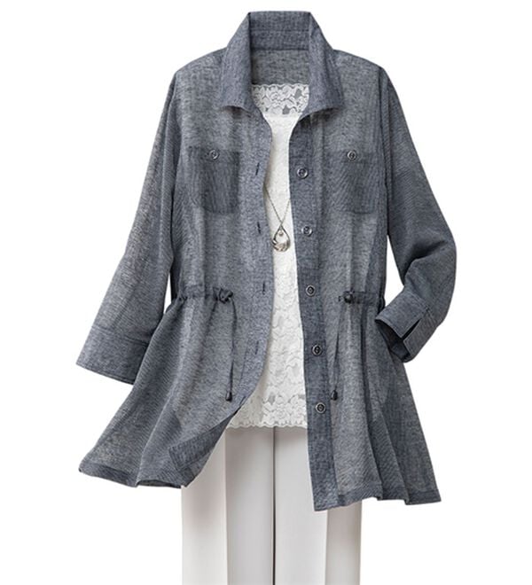 「麻混ジャケット（シャツ）」｜1