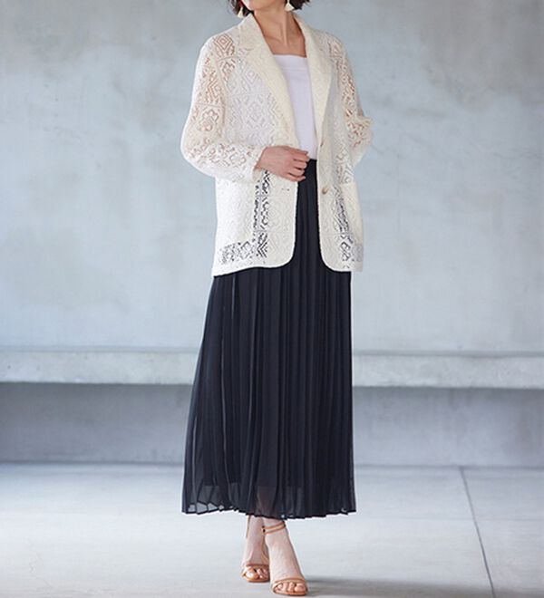 RANAN（ラナン）の「プリーツロングスカート（ロングスカート）」｜詳細画像