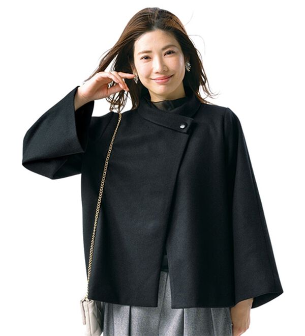 ルフラン（ルフラン）の「フォーマル用ポンチョコート（ブラックフォーマル（喪服・礼服））」｜詳細画像