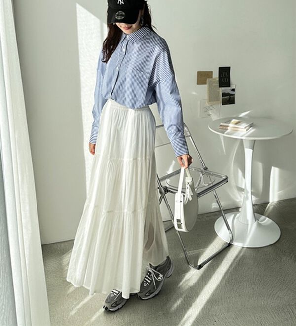 GeeRA（ジーラ）の「アソート柄オーバーサイズシャツ（シャツ）」｜詳細画像