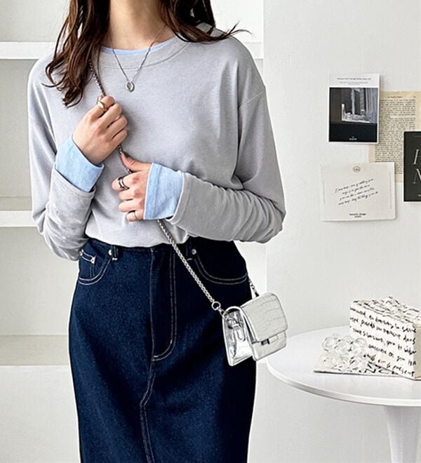 GeeRA（ジーラ）の「着回し自在！スラブシアートップス（カットソー）」｜詳細画像