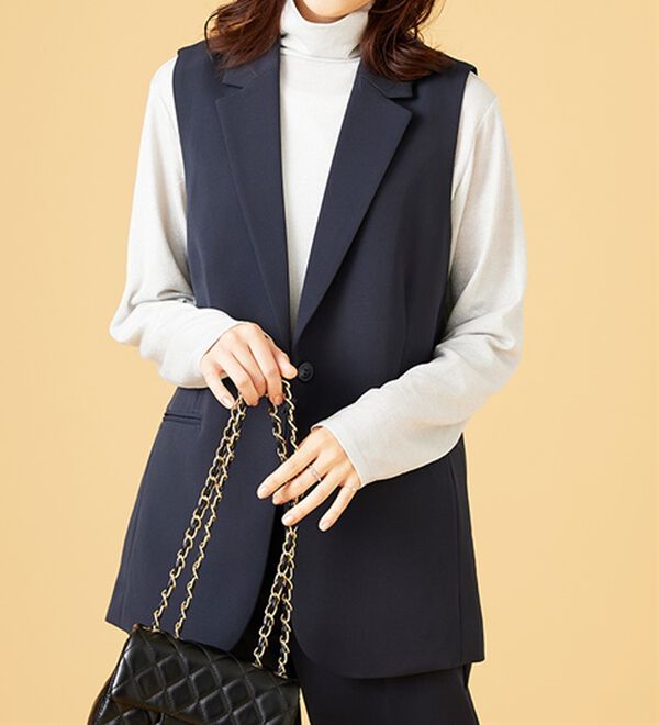 BELLUNA（ベルーナ）の「〈セレモニースタイル〉テーラードジレ（ジレ）」｜詳細画像