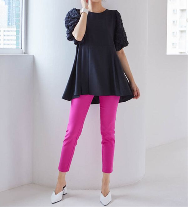 RANAN（ラナン）の「【4つの機能付】美脚アンクルパンツ（フルレングスパンツ）」｜詳細画像