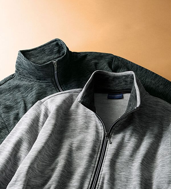 「裏起毛スタンドジャケット（メンズジャケット）」｜詳細画像