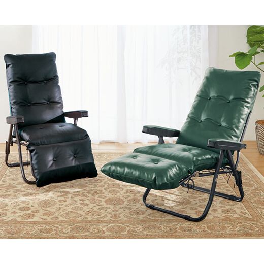 冨士ファーニチャ キャスター付きリクライニングチェア (2/2)