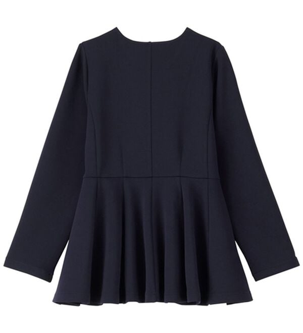 GeeRA（ジーラ）の「【２点セット】ペプラムジャケットテーパードパンツセットアップスーツ（パンツスーツ）」｜詳細画像