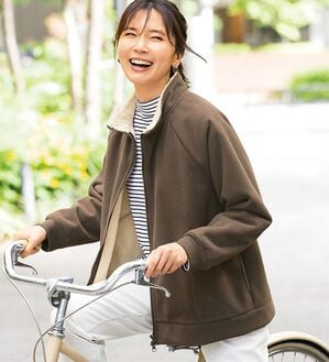 BELLUNA（ベルーナ）の「防風シート入り裏ボアあったかジャケット（ブルゾン）」｜詳細画像