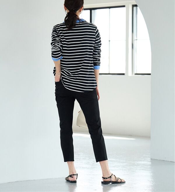 BELLUNA（ベルーナ）の「【再入荷】美ストレッチ素材アンクル丈レギンスパンツ（クロップドパンツ）」｜詳細画像