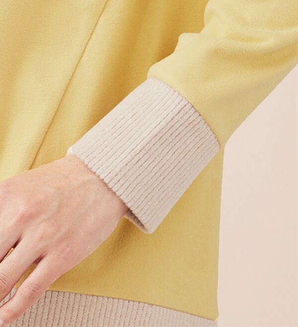 BELLUNA（ベルーナ）の「ワイドネックデザイン配色切替プルオーバー（カットソー）」｜詳細画像