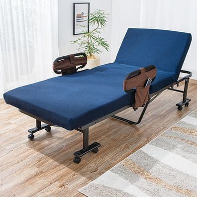 「組立簡単　寝心地が選べる手動ベッド（ベッド）」