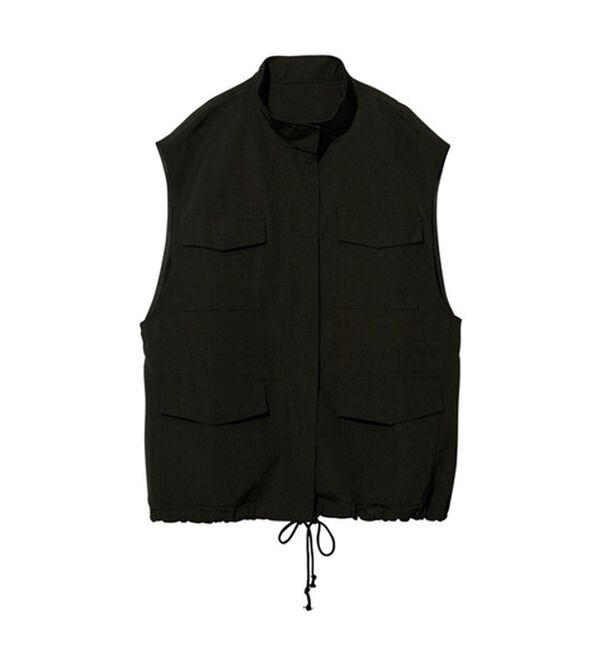 GeeRA（ジーラ）の「スタンドカラーミリタリーベスト（ベスト）」｜詳細画像