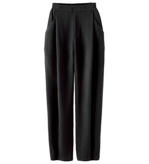 BELLUNA（ベルーナ）の「ゆったりパンツ派さんのきちんとパンツ（フルレングスパンツ）」｜黒
