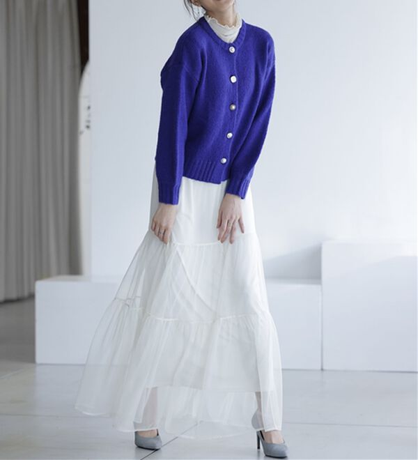 RANAN（ラナン）の「色々レトロボタンカーディガン（ニットカーディガン）」｜詳細画像