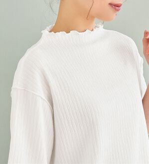 ふくれジャカードシアープルオーバー - ベルーナ【公式】