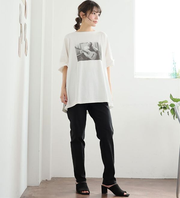 A HAPPY MARILYN（アハッピーマリリン）の「【Ｍ～８Ｌ】【楽冷】接触冷感ストレッチ美脚レギンスパンツ（フルレングスパンツ）」｜詳細画像