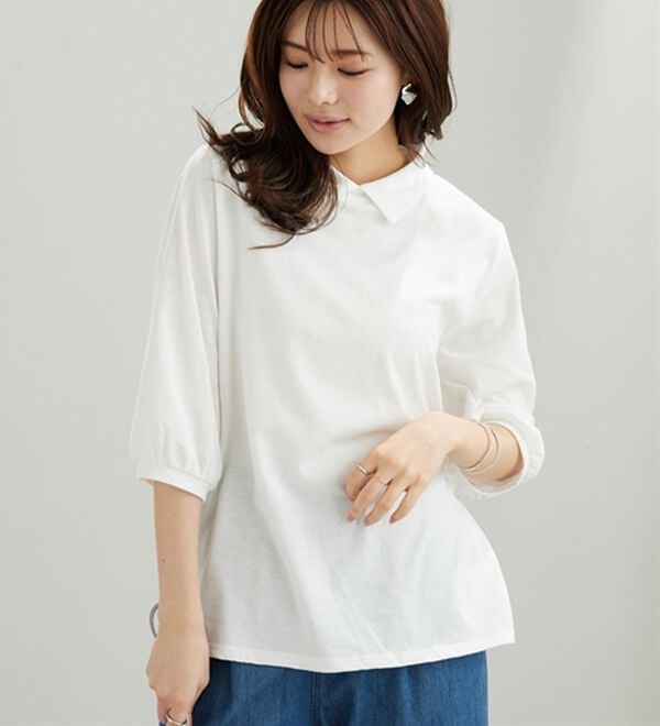 BELLUNA（ベルーナ）の「透かし編ニットベストアンサンブル（アンサンブル）」｜詳細画像