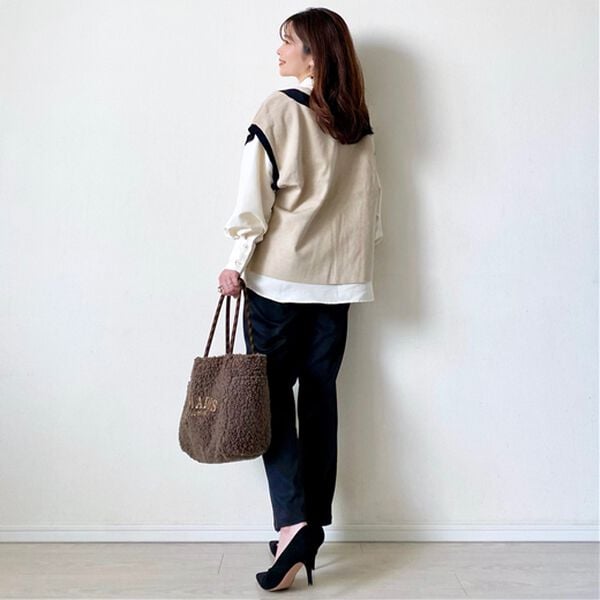 BELLUNA（ベルーナ）の「【低身長さん向け】ポケットデザインゆったりシャツ（シャツ）」｜詳細画像