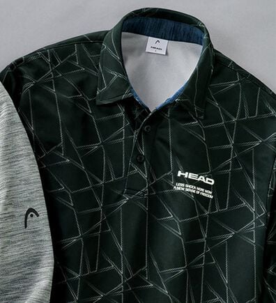 「＜ヘッド＞スポーティロゴデザインポロシャツ（メンズポロシャツ）」