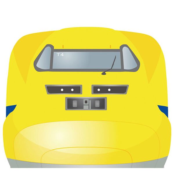 「９２３形　ドクターイエロー（Ｔ４）電波ソーラークロノグラフ（メンズ腕時計）」｜詳細画像