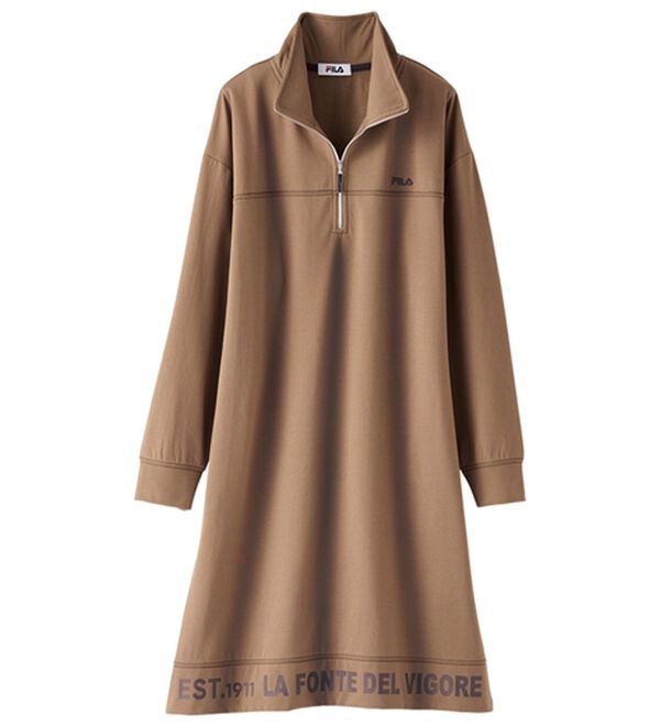 BELLUNA（ベルーナ）の「＜ＦＩＬＡ＞配色ステッチバックポケット使いワンピース（その他ワンピース）」｜詳細画像