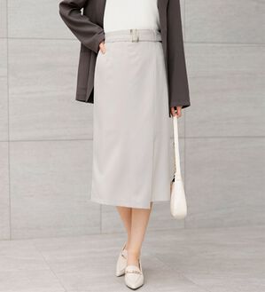 GeeRA（ジーラ）の「洗える！ストレッチカセットスーツ（その他ワンピース）」｜スカート/ベージュ