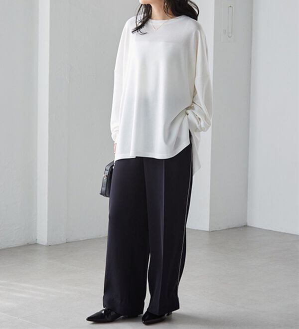 RANAN（ラナン）の「オーバーサイズスウェットＴ（カットソー）」｜詳細画像