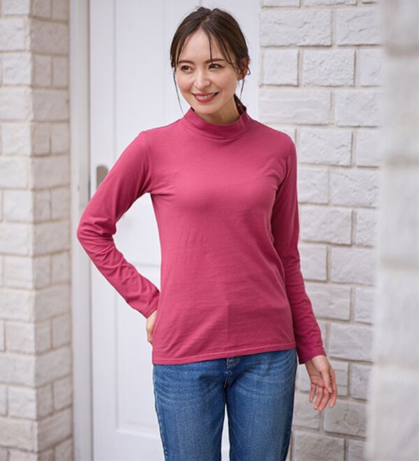 LAVIENNE（ラヴィエンヌ）の「＜ラヴィホットエアー＞タートルネックプルオーバー（肌着・インナーウェア）」｜詳細画像