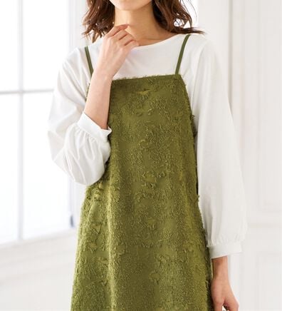 BELLUNA（ベルーナ）の「ジャカード素材ワンピースアンサンブル（その他ワンピース）」