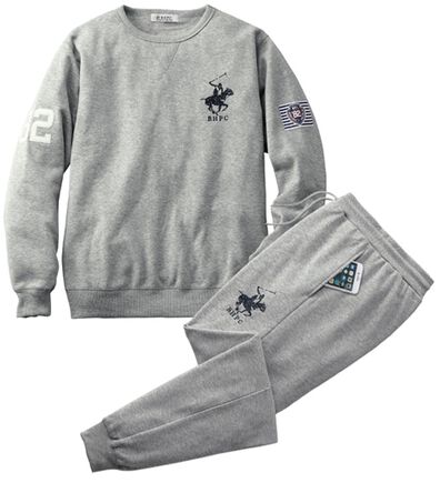 「＜ビバリーヒルズ・ポロクラブ＞裏起毛セットアップスーツ（メンズルームウェア）」