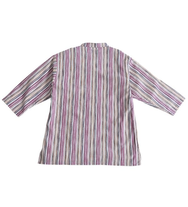 「ざっくり木綿のゆったりリラックスシャツ（メンズシャツ）」｜詳細画像