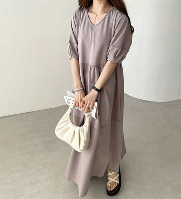 ゲラン　ペルナ　バルーンスリーブ ワンピース M ゲラン ペルナ バルーンスリーブ ワンピース M バルーンスリーブ