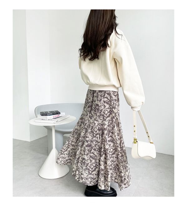 GeeRA（ジーラ）の「切替フレアーロングスカート（ロングスカート）」｜詳細画像