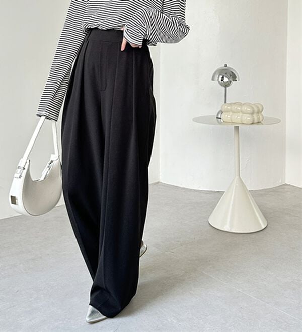 GeeRA（ジーラ）の「インタックスラックスワイドパンツ（フルレングスパンツ）」｜詳細画像