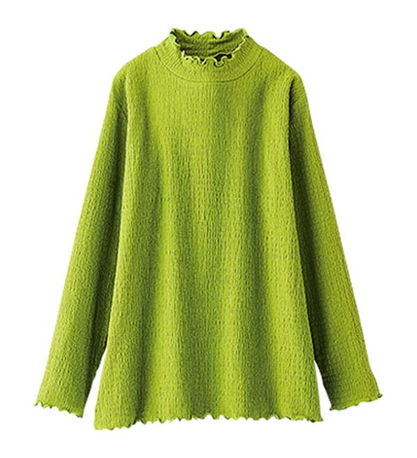 BELLUNA（ベルーナ）の「ジャカード素材メローデザインプルオーバー（カットソー）」｜詳細画像