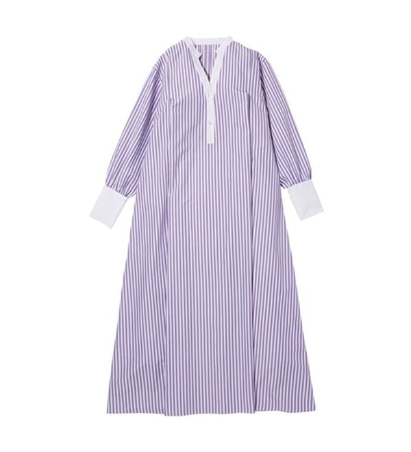 GeeRA（ジーラ）の「フレアーロングシャツワンピース（シャツワンピース）」｜詳細画像