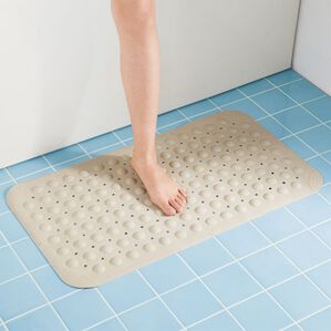 「すべりにくいお風呂場マット（バス用品）」｜ベージュ