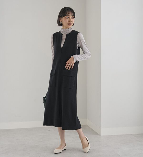 綿100％ニットジャンパースカート - ベルーナ【公式】