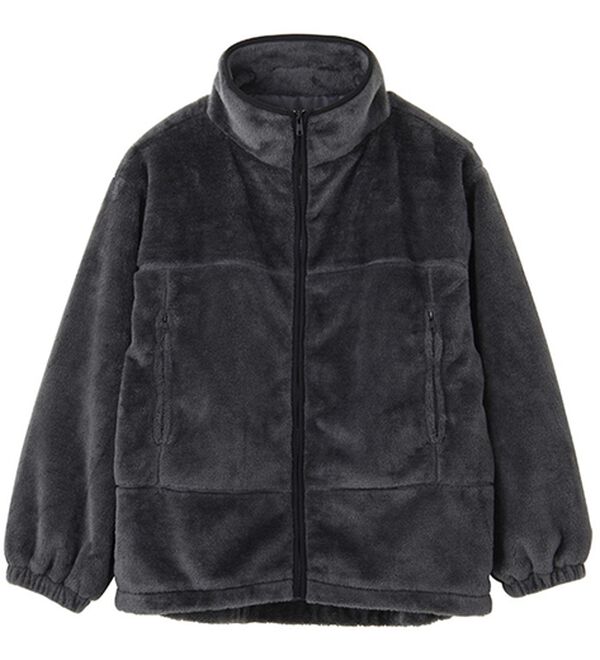 GeeRA（ジーラ）の「配色デザインきれいめファーボアブルゾン（ブルゾン）」｜詳細画像