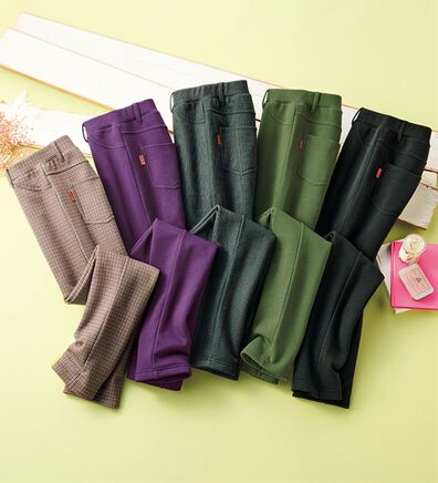 ルフラン（ルフラン）の「ピッタリしない裏側毛布な美脚パンツ（フルレングスパンツ）」